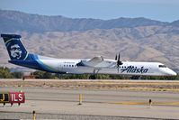 N452QX @ KBOI - Starting take off run on RWY 10R. - by Gerald Howard