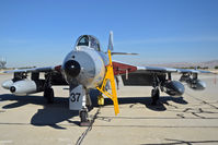 N337AX @ KBOI - ATAC Hawker Hunter parked on the south GA ramp. - by Gerald Howard