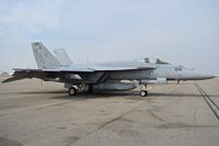 166599 @ KBOI - Parked on the north GA ramp.  VFA-106 Gladiators, NAS Oceana, Virginia Beach, VA. - by Gerald Howard
