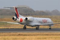 F-GRGL @ LFRB - Embraer EMB-145EU, Taxiing rwy 07R, Brest-Bretagne Airport (LFRB-BES) - by Yves-Q