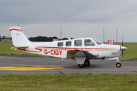 G-CIOY @ EGSH - Departing from Norwich. - by Graham Reeve
