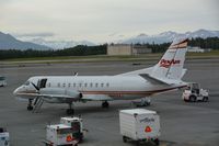 N403XJ @ ANC - ON THE RAMP AT ANCHORAGE - by afcrna