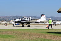 N9518Y @ CMA - 1961 Beech D50-E, 2 Lycoming GSO-480-C2FL 295 Hp each, 47 were built. Thank you Mark! - by Doug Robertson