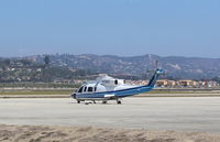 N72EX @ CMA - 1991 Sikorsky S-76B, two Pratt & Whitney PT6 series Turbo-shafts, on SUN AIR ramp - by Doug Robertson