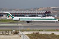 I-DATS @ LEMD - Alitalia MD82 arriving in MAD - by FerryPNL