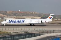 EC-FXA @ LEMD - Spanair MD83 departing - by FerryPNL