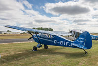 G-BTFJ @ EGBR - Piper PA-15 Vagabond G-BTFJ, Breighton 22/7/18 - by Grahame Wills