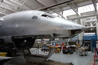 XH648 @ EGSU - Under restoration at Duxford. - by Graham Reeve