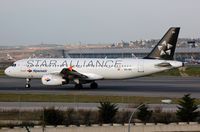 EC-IPI @ LEMD - Spanair A320 in Star Alliance cs - by FerryPNL