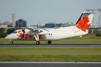 C-GANQ @ CYYZ - Red Jazz DHC8 - by FerryPNL