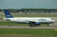 N580JB @ KMCO - Airbus A320-232