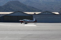 N4786H @ SZP - 1979 Mooney M20J 201, Lycoming IO-360 A&C 200 Hp, taxi to hangar - by Doug Robertson
