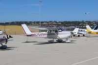N5704T @ CMA - 1964 Cessna 172E SKYHAWK, Continental O-300 145 Hp 6 cylinder - by Doug Robertson