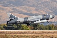 N328AX @ KBOI - Landing RWY 10R. - by Gerald Howard