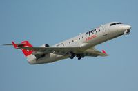N8977A @ KDTW - NWA Airlink CL200 lifting-off. - by FerryPNL