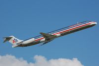 N474 @ KDTW - American MD82 taking-off - by FerryPNL