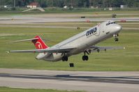 N677MC @ KDTW - DC-9-51 lifting-off - by FerryPNL