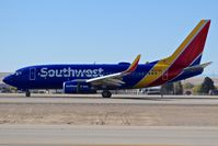 N427WN @ KBOI - Landing roll out.