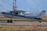 N4968P @ KBOI - Holding on Juliet for RWY 10R.