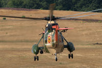 RS04 @ EBDT - Sea King Mk.48 of the Belgian Air Force lifting off at Schaffen-Diest, old-timer fly-in 2018 - by Van Propeller