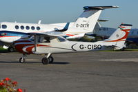 G-CISO @ EGTF - Cessna 150G at Fairoaks. Ex HS-SJT