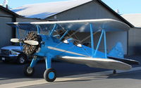 N60197 @ SZP - 1942 Boeing Stearman A75, Pratt & Whitney R985 WASP Jr. 450 Hp upgrade, Restricted class, will fly today - by Doug Robertson