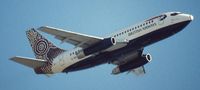 G-BKYL @ EBBR - Taking off from Brussels 25R scan slide, pre-digital quality - by j.van mierlo