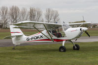G-FOKX @ EGBR - Eurofox 912(S) G-FOKX Trent Valley Eurofox Group, Breighton 1/5/16 - by Grahame Wills
