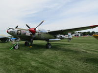 N3800L @ OSH - outside EAA museum - by magnaman