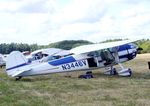 N3446V @ EDRV - Cessna 195A at the 2018 Flugplatzfest Wershofen