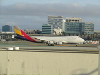 HL7436 @ LAX - landing at LAX - by magnaman