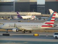 N217NN @ LAX - another ERJ at LA - by magnaman