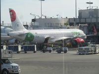 XA-VIB @ LAX - through window of terminal - by magnaman