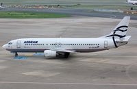 SX-BLM @ EDDL - Former Air UK Leisure and KLM B734 now flies with Air Blue - by FerryPNL