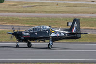 ZF264 @ EGVA - Shorts Tucano T1 ZF264 1 FTS RAF, Fairford July 2013 (special RAFA markings) - by Grahame Wills