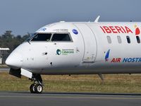 EC-LJR @ LFBD - Iberia Regional IB8551 departure to Madrid - by Jean Christophe Ravon - FRENCHSKY