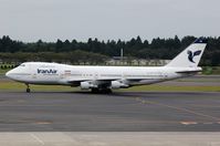 EP-IAG @ RJAA - Iran Air operating this classic B742 into NRT. - by FerryPNL