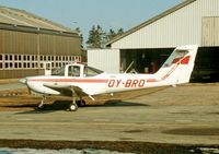OY-BRO @ BLL - Billund 7.3.1996 - by leo larsen