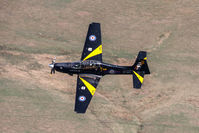 ZF205 - Shorts Tucano T1 ZF205 1 FTS RAF, M6 Pass 24/4/09 - by Grahame Wills