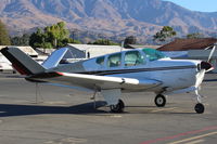 N235AA @ SZP - 1959 Beech K35 BONANZA, Continental IO-470-C 250 Hp, on Transient Ramp - by Doug Robertson