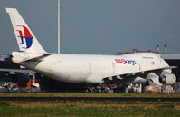 TF-ATX @ EHAM - Former BA B742 (G-BDXM) plane hauling cargo for Malaysian. - by FerryPNL