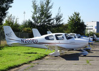 N200EU @ EHGG - N200EU at Groningen airport - by Jack Poelstra