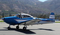 N8667H @ SZP - 1947 North American NAVION, Lycoming IO-520 285 Hp upgrade, taxi to Rwy 22, Young Eagles flight - by Doug Robertson