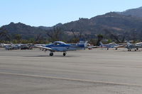 N8667H @ SZP - 1947 North American NAVION, Continental IO-520 285 Hp upgrade, landing roll Rwy 04-Test Flight before giving Young Eagles rides - by Doug Robertson