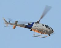 N3983A @ KYUM - Helicopter providing security at Yuma International Airport for Vice President Mike Pence who was at a rally in a hangar. - by Mark Holloway