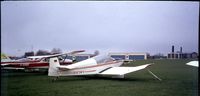 D-EJWY @ EDKA - Aachen-Merzbrück, (EDCM back then)  ; early 1980's (grass runways) - by alain van den steene