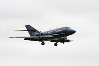 G-FRAF @ EGXW - Dassault Falcon 20E G-FRAF Cobham Aviation, Waddington 2/7/10 - by Grahame Wills