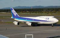 JA8099 @ RJCC - ANA domestic B744 without winglets. - by FerryPNL