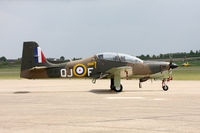 ZF317 @ EGSU - Shorts Tucano ZF317 1 FTS RAF, Duxford 15/5/10 - by Grahame Wills
