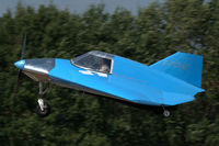 F-PDHZ @ EBDT - Two seat Verhees delta landing at Schaffen-Diest airfield, old-timer fly-in 2018 - by Van Propeller